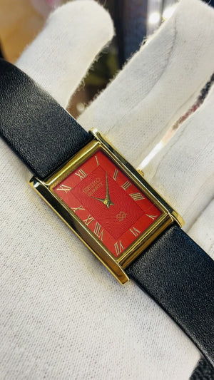 Seiko Tank Style Slim Quartz Watch – Elegant Formal Wrist Watch for Men