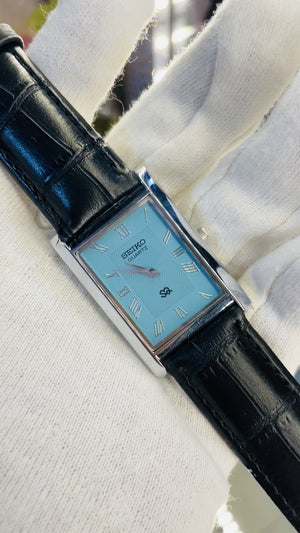 Seiko Formal Dress Watch for Men – Vintage Tank Style Quartz Watch
