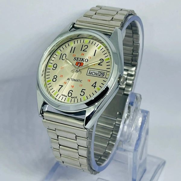 Seiko 5 Automatic 17 Jewels – Timeless Vintage Restored mechanical watch National Watches
