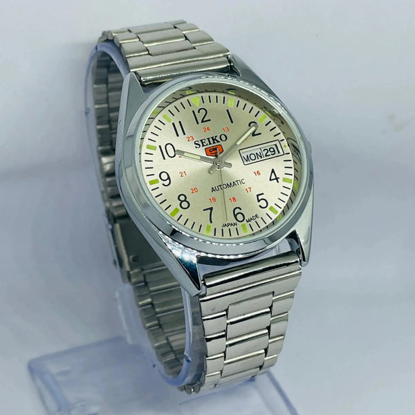 Seiko 5 Automatic 17 Jewels – Timeless Vintage Restored mechanical watch National Watches