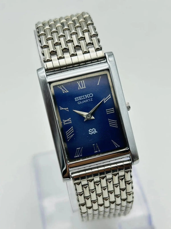 Seiko Tank Style Roman Dial Watch – Slim Classic Men Dress Watch National Watches