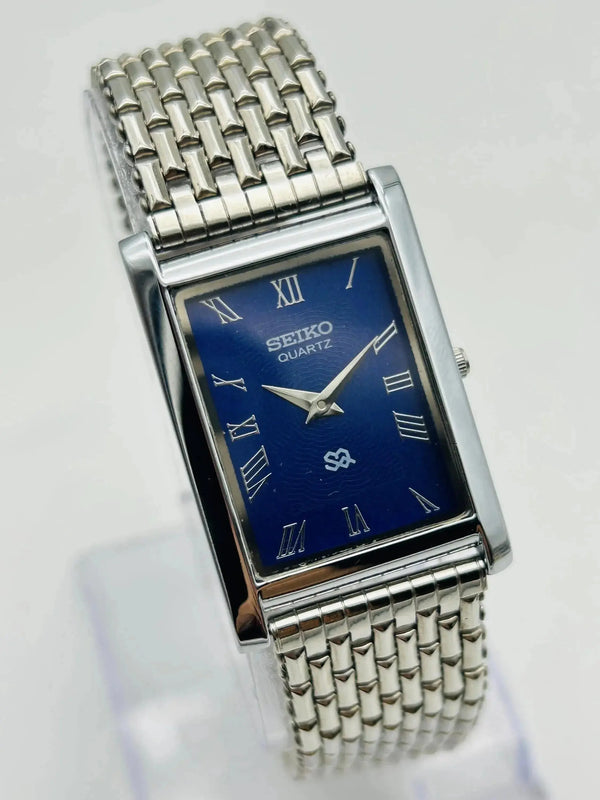 Seiko Tank Style Roman Dial Watch – Slim Classic Men Dress Watch National Watches
