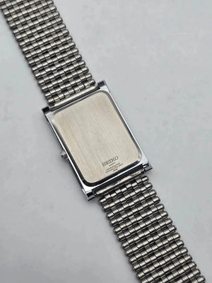 Seiko Slim Rectangular Dress Watch Men – Tank Style Quartz Wrist Watch National Watches