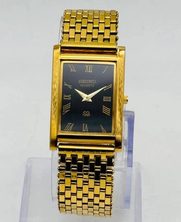 Seiko S23 Elegant Formal Watch – Classic Tank Style Quartz Men Watch National Watches