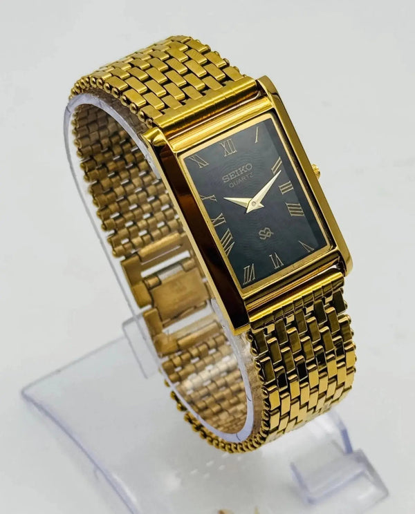 Seiko S23 Elegant Formal Watch – Classic Tank Style Quartz Men Watch National Watches