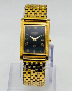 Seiko S23 Elegant Formal Watch – Classic Tank Style Quartz Men Watch National Watches